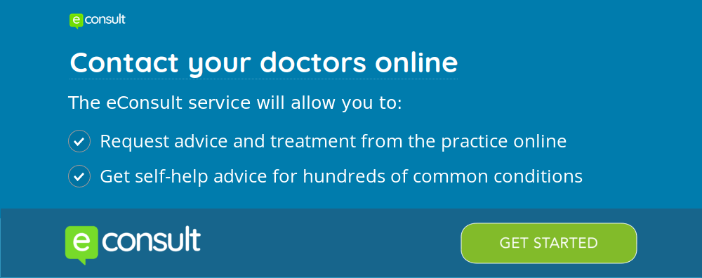 econsult - Contact your doctors online - Click image to open the econsult website in a new browser window