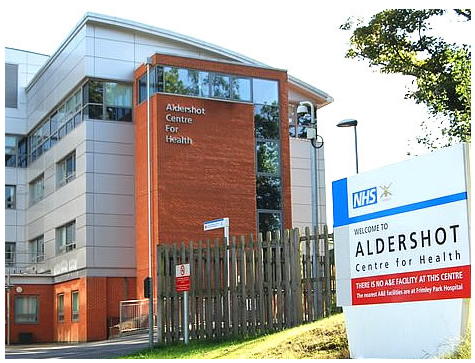 Photo of the Aldershot Centre for Health (exterior)